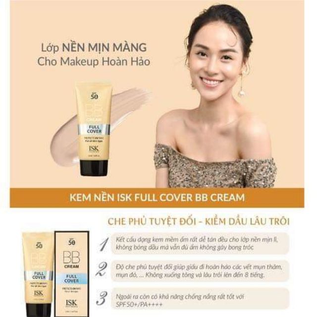 Kem nền BB trang điểm chống nắng ISK