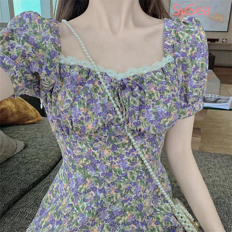 Đầm Dạ Hội Nữ In Hoa Phong Cách Retro | BigBuy360 - bigbuy360.vn