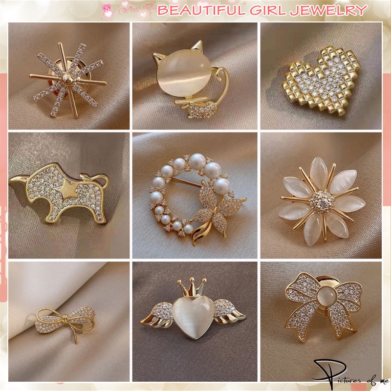 Ghim Cài Áo Hình Nơ Dễ Thương Dành Cho Nữ