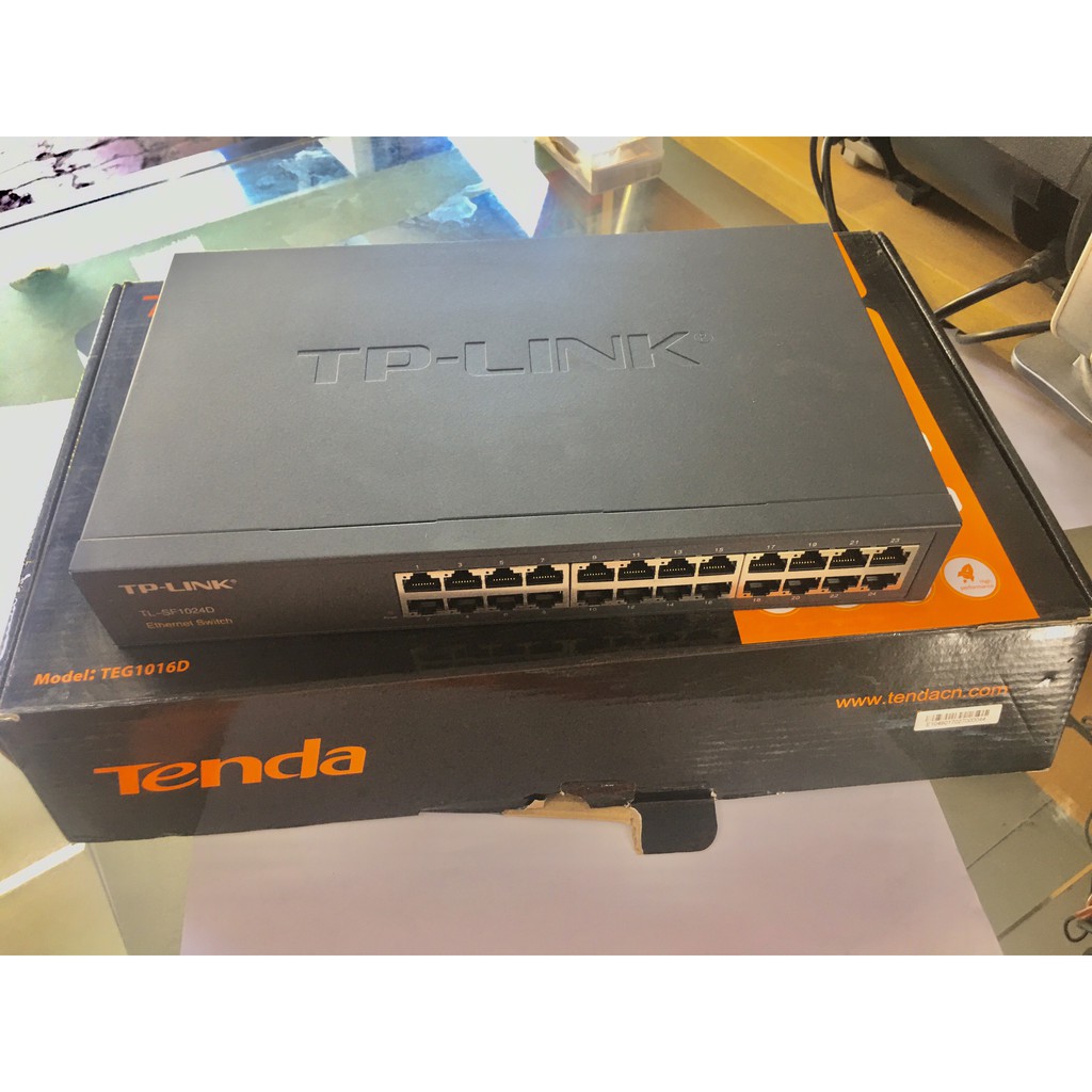Bộ chia mạng Switch tenda 24 port 1000mb | BigBuy360 - bigbuy360.vn