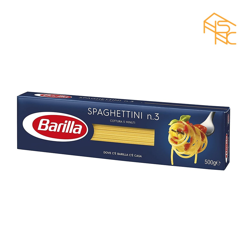 Mỳ Ý Barilla Spaghettini sợi trung số 3 - 500g