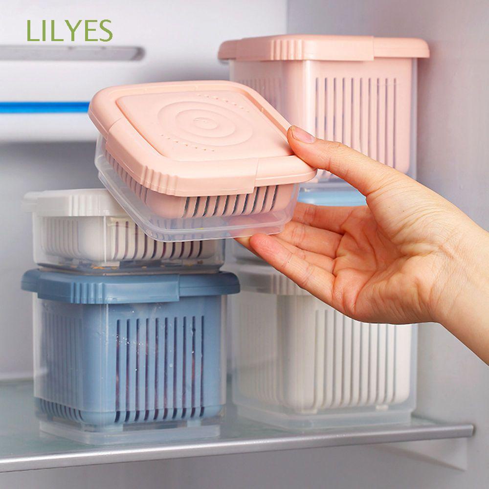 Hộp Nhựa Trong Suốt Đựng Thực Phẩm Có Nắp Đậy Tiện Dụng Cho Tủ Lạnh