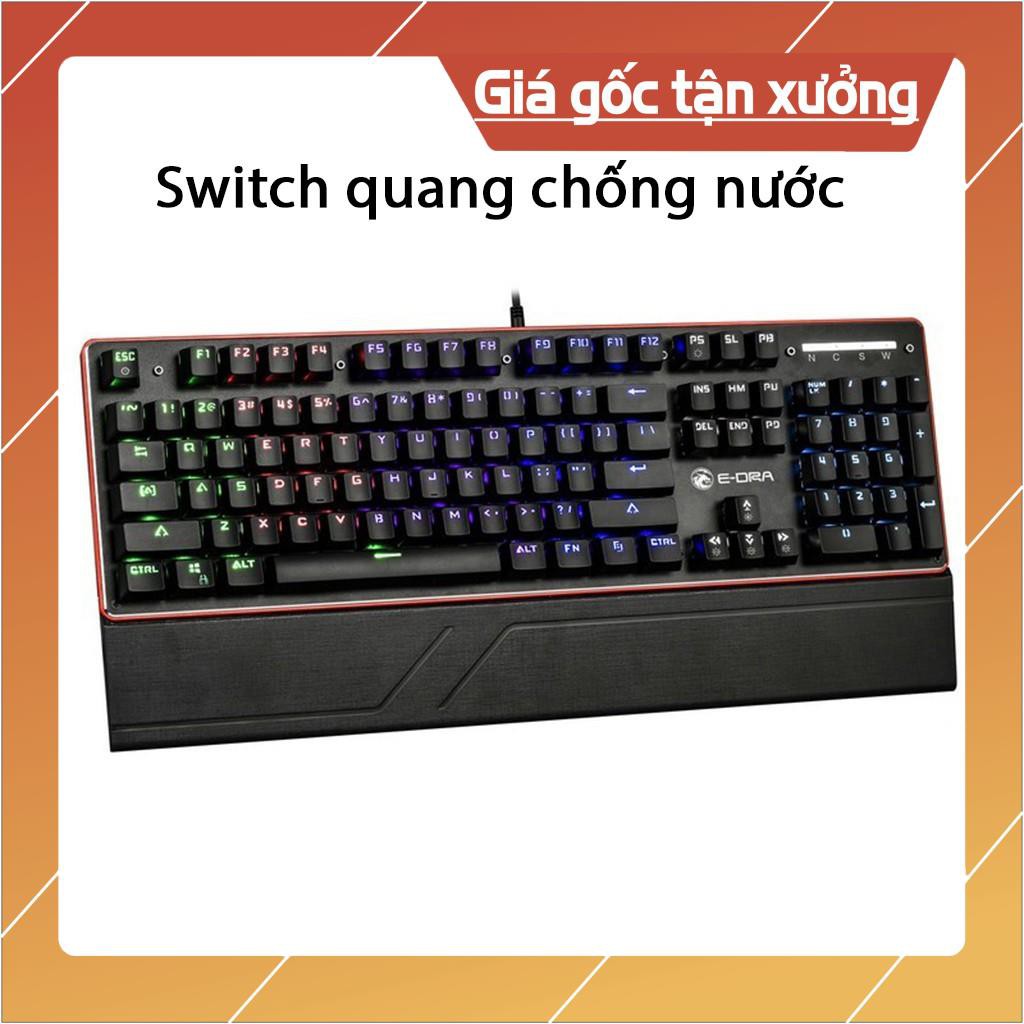 Bàn phím cơ Gaming E-DRA EK300 - Chống nước - Có kê tay - Led 7 màu - BH 24 tháng