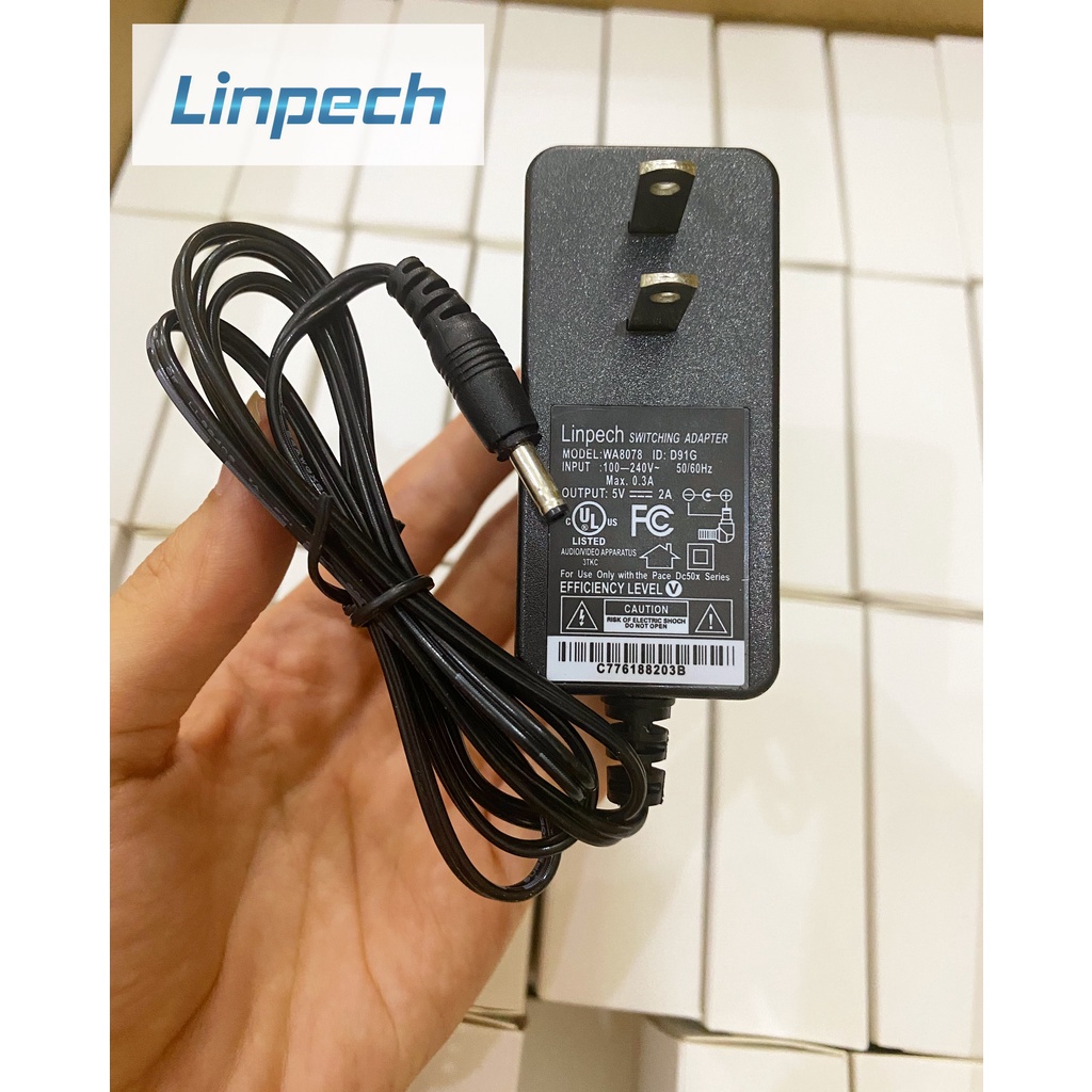 Nguồn 5v 2a chân kim cho camera ip, android box. Adapter 5v chân nhỏ