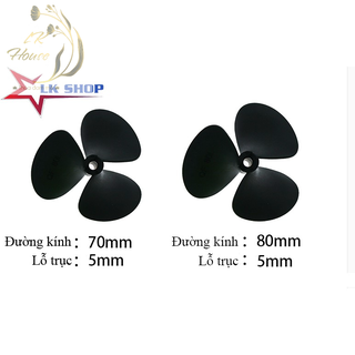 Chân vịt 3 cánh 70mm/80m trục 5mm