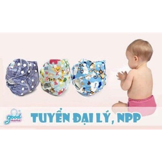 2 bỉm vải Goodmama size M ban đêm