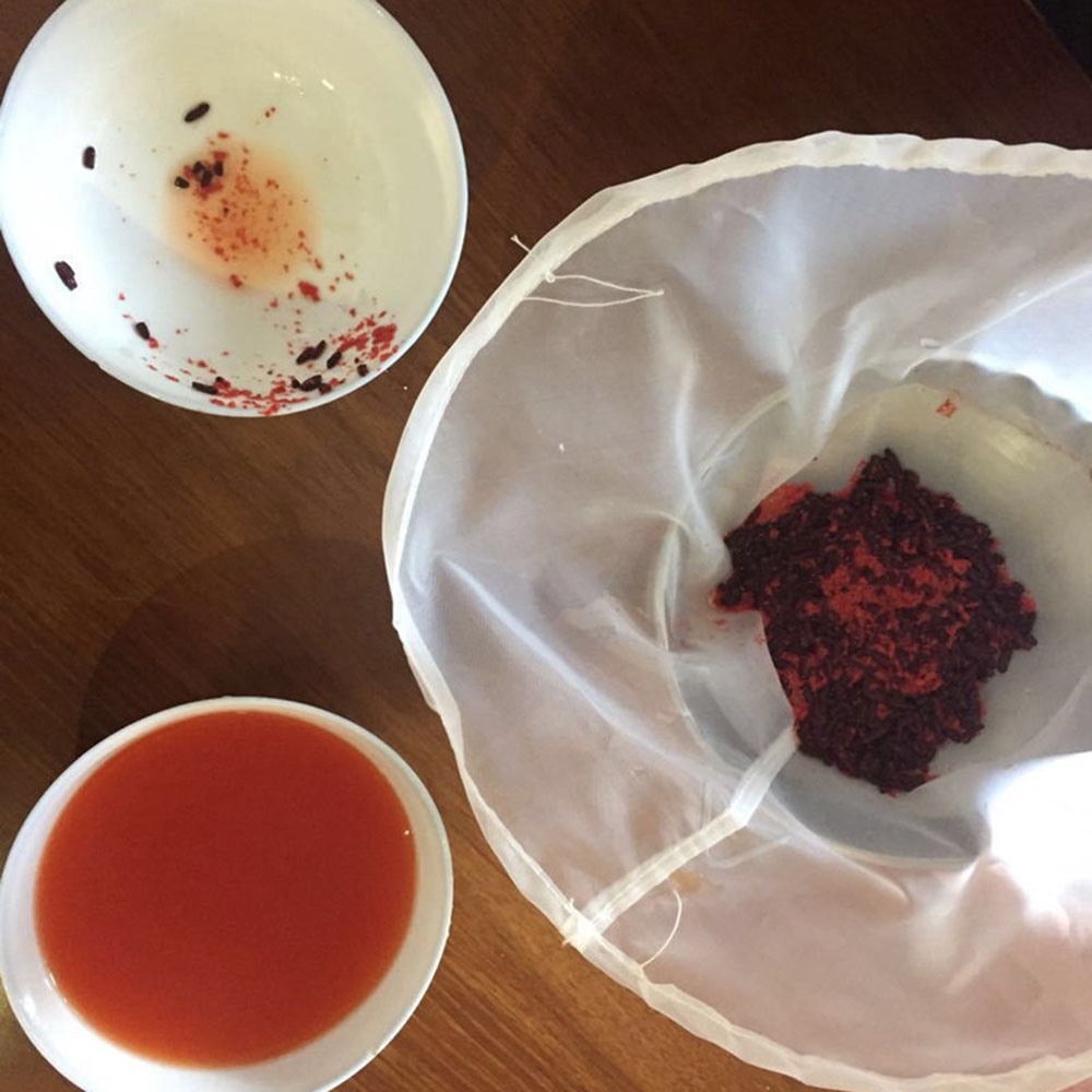 YANN Juice Food Colander Wine Strainer Soymilk Cheesecloth Fine Mesh Nylon Filter Bag