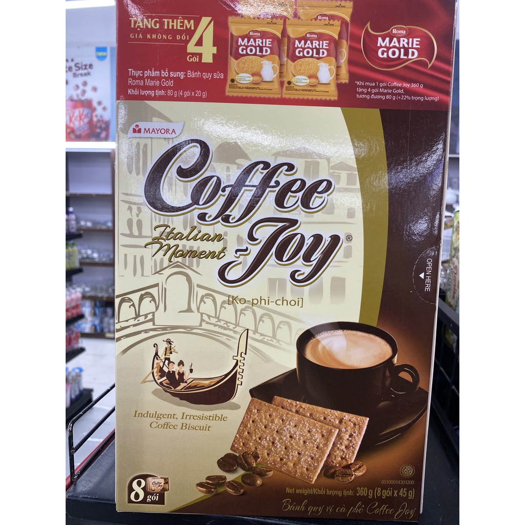Bánh Quy Vị Cà Phê Coffee Joy hộp 360g - 1035556