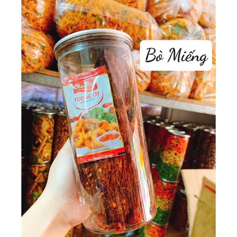 Khô bò miếng hủ pet 250gr siêu ngon