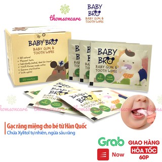 Gạc rơ lưỡi Baby Bro - Nhập khẩu Hàn Quốc