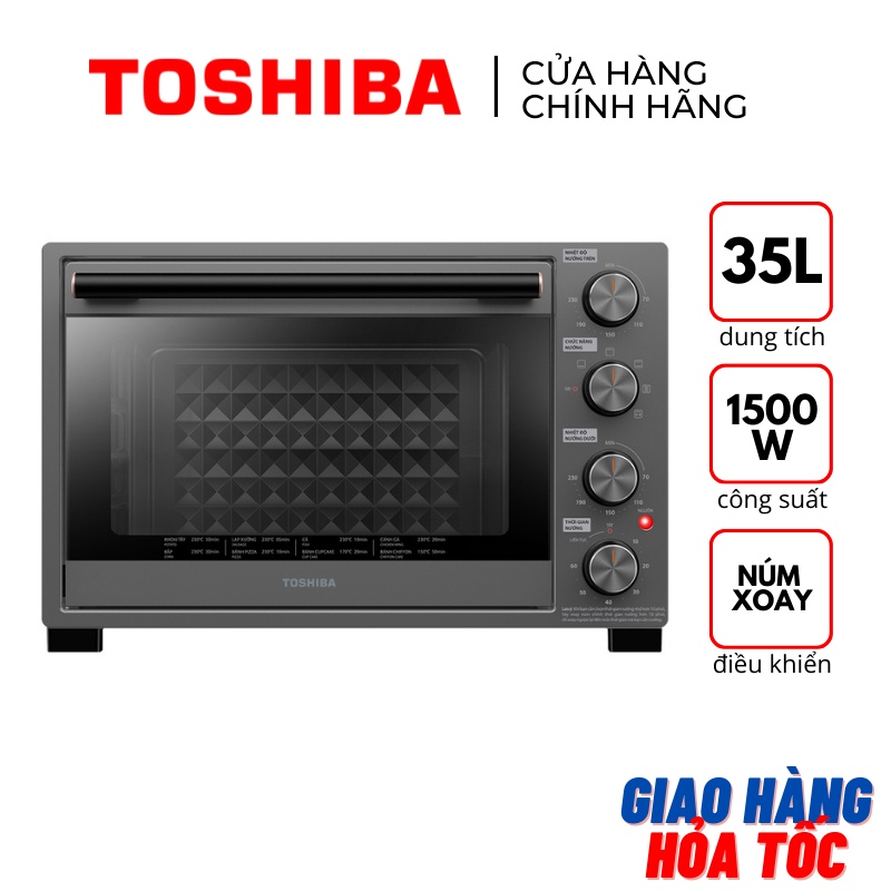 Lò nướng 35 lít Toshiba TL-MC35Z 1500W - Hàng chính hãng