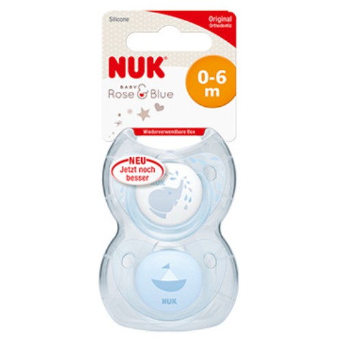 BỘ/ Tách lẻ 2 Ty Giả/ Núm ty giả NUK Genius Silicone 0-6M (SẮC MÀU) Nana Shop - Momy Baby - Chính hãng Germany