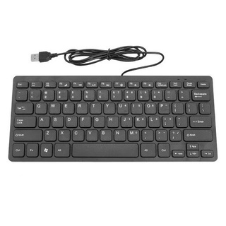 Bàn phím mini có dây đầu usb nhỏ gọn đánh chữ tốt [ Chính hãng BH 1 đổi 1 ]