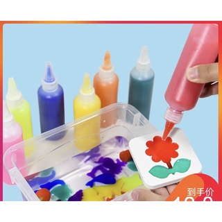 Nước pháp thuật 3D, Trò chơi ảo thuật tạo hình các con vật, cây cối hoa lá từ gel siêu độc đáo, set 6 màu