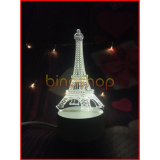 Đèn Ngủ Tháp Eiffel - Đèn Trang Trí 3D