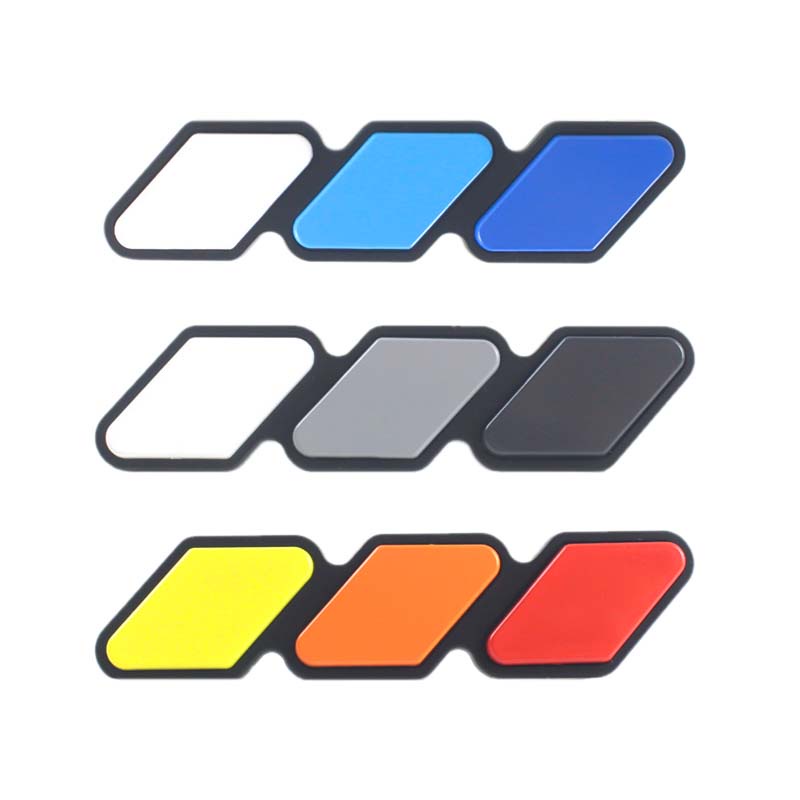 Logo 3D SEAMETAL bằng kim loại dán trang trí xe hơi đẹp mắt