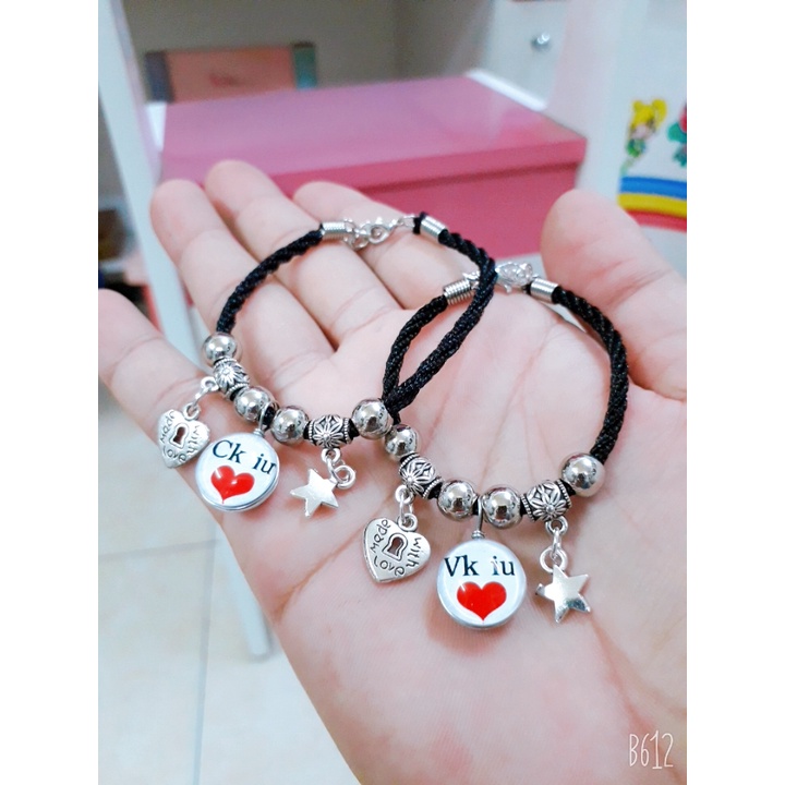 Sỉ 1 set 10 vòng tay cặp đôi  . Mẫu như ảnh