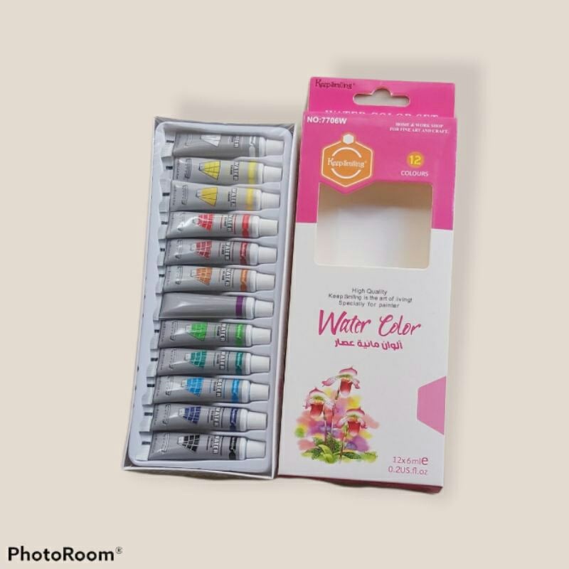 Bộ 12 màu vẽ vải, vẽ kính, oil colors,màu nước, màu acrylic