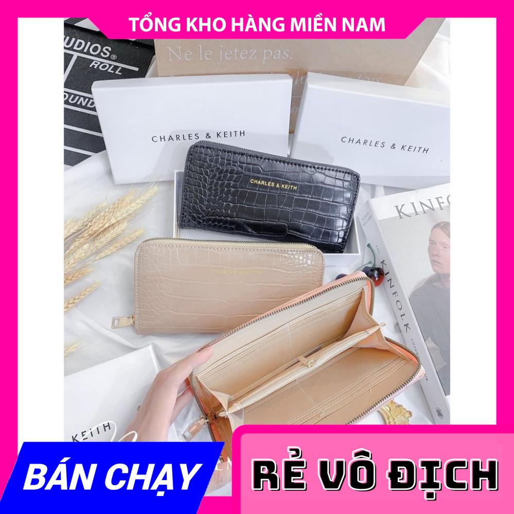 VÍ C&amp;K KÈM HỘP SANG TRỌNG V163 ⚡FREESHIP⚡100% ẢNH THẬT⚡ CHUYÊN SỈ - GIÁ TỐT