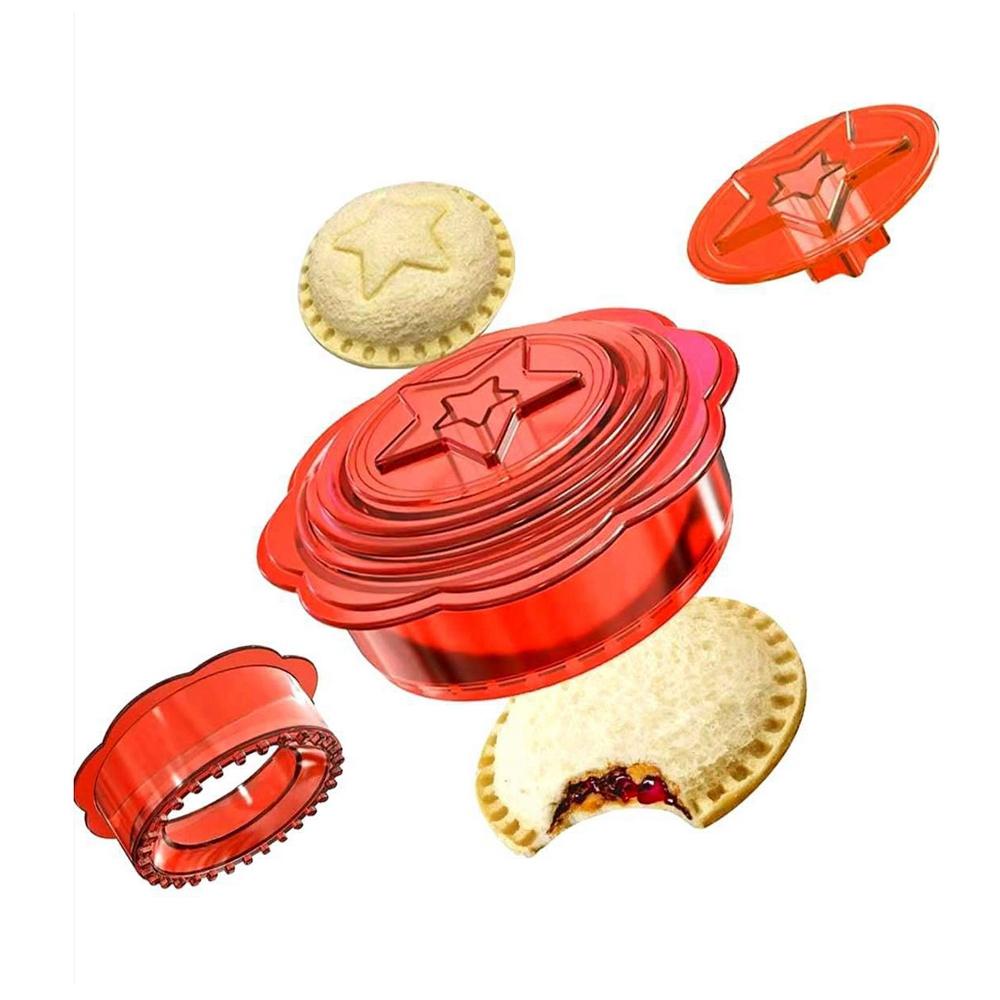 Bộ 6 Dụng Cụ Cắt Bánh Mì sandwich Bằng Thép Không Gỉ