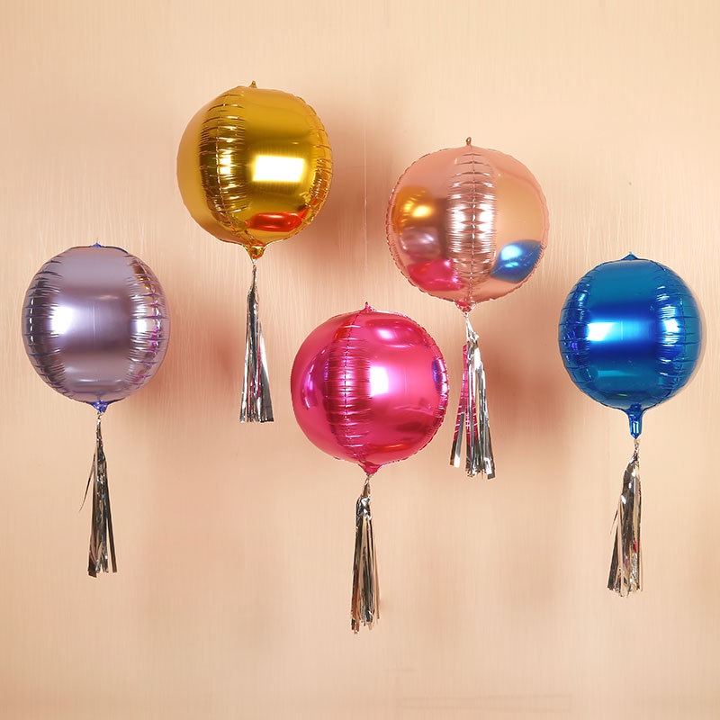 Bong Bóng Lá Nhôm 4D Ba Chiều Trang Trí Tiệc Sinh Nhật/Tiệc Cưới Cửa Sổ Cửa Hàng