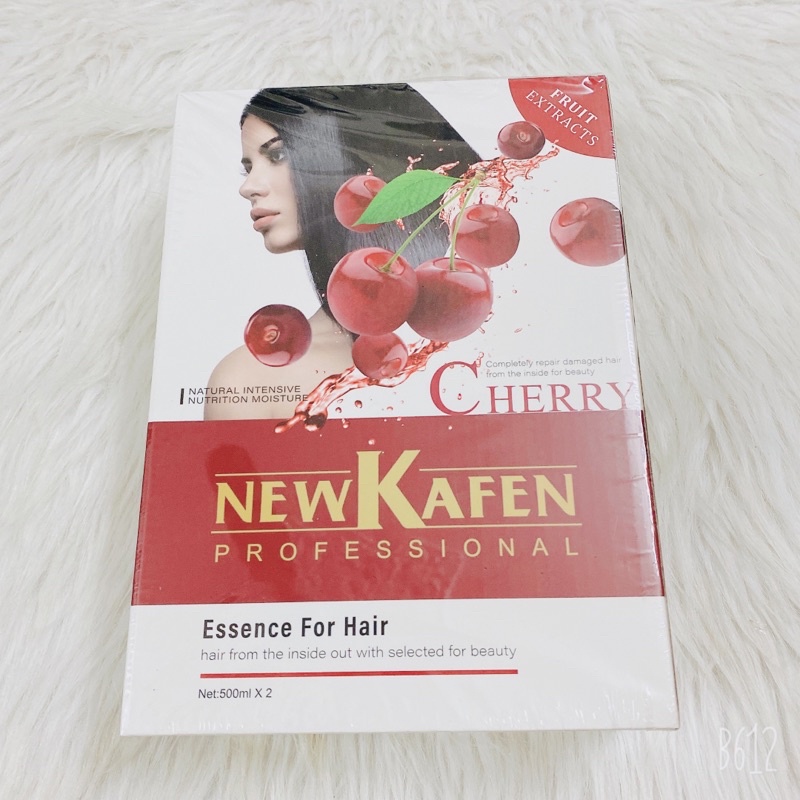 Nhuộm đen, Nhuộm nâu thảo dược New Kafen Cherry CAO CẤP không dính da đầu 500MLX2 - Phủ bạc tóc nhanh