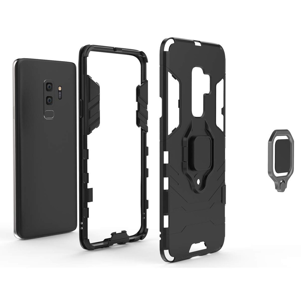 Ốp lưng Samsung S9+ / S9 Plus iron man chống sốc kèm nhẫn iring chống xem video bảo vệ camera