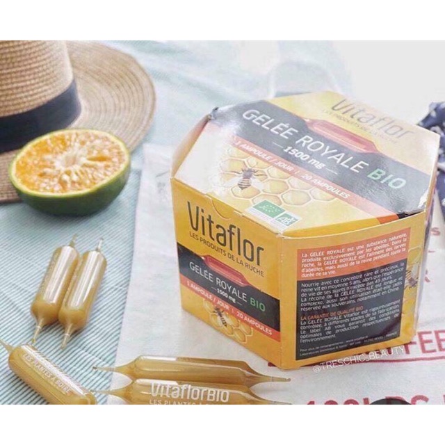 Sữa ong chúa Vitaflor mẫu mới 20 ống
