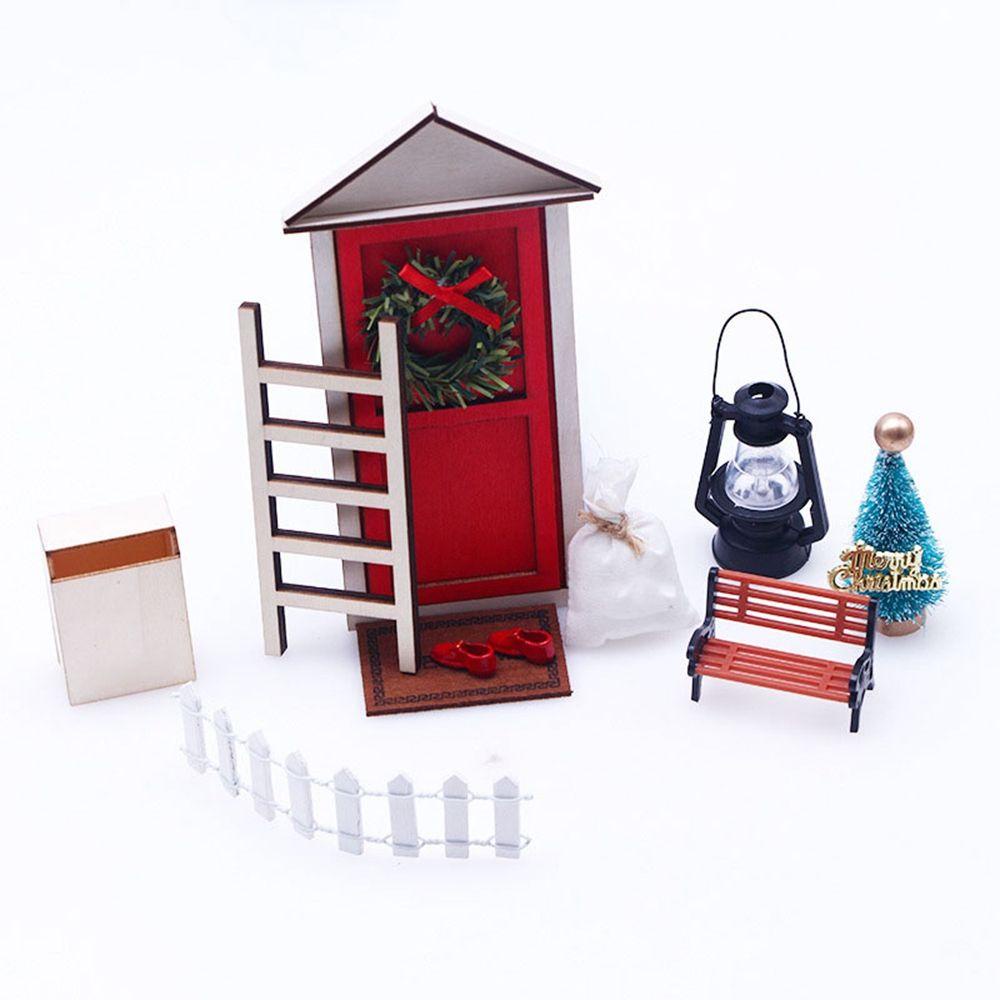 1 Set Thảm Và Cây Chổi Mini Trang Trí Nhà Búp Bê