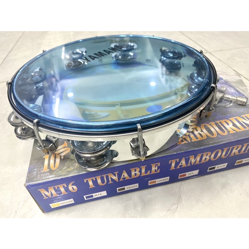 Trống gõ bo inox cao cấp có viền, tambourine, lục lạc inox MT6