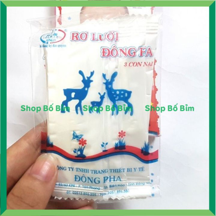 ⚡BÁN LỖ XIN 5 SAO⚡[Không Hộp] Set 50 rơ lưỡi Đông Fa vệ sinh răng miệng cho bé