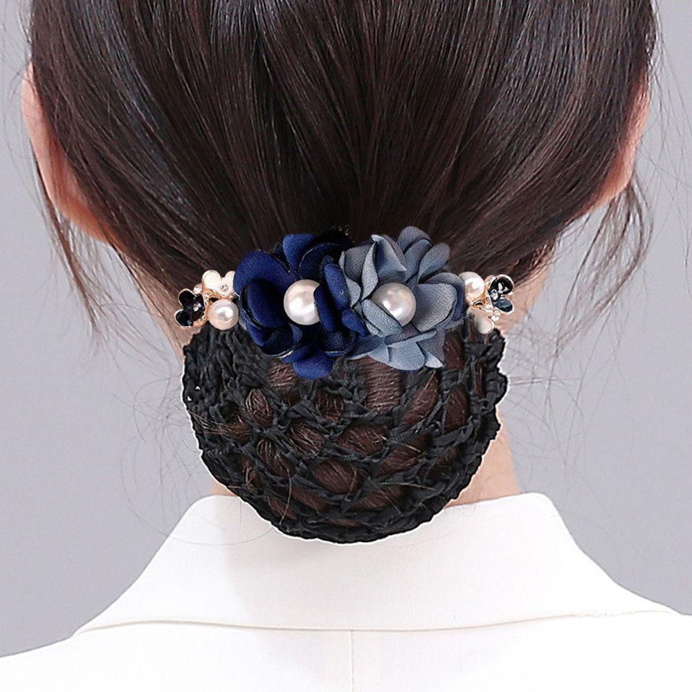 Dwayne Băng Đô Cài Tóc Bằng Vải Lưới Cổ Điển Hợp Thời Trang Cho Nữ Y Tá Stewardess