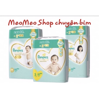 Tã/Bỉm dán/quần Pamper Premium nội địa Nhật NB90/S82/M68/M66/L54/L52/XL48