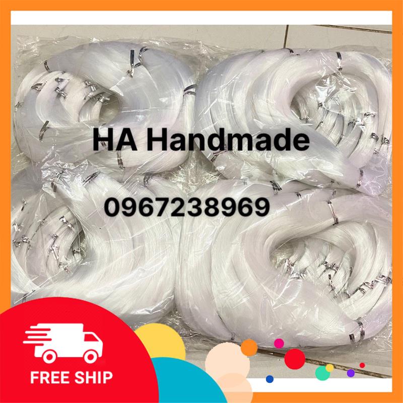 Sợi cước buộc cánh hoa đá pha lê, xâu hạt, đồ handmade