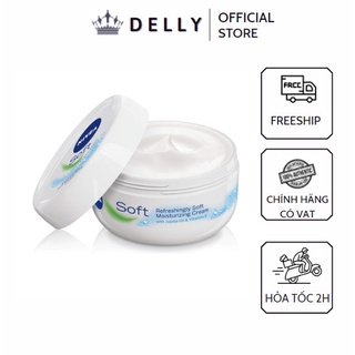 Kem Dưỡng Thể Nivea Soft – 3 Trong 1 Chuyên Nâng Tone Trắng Da, Sáng Da, Cấp Ẩm
