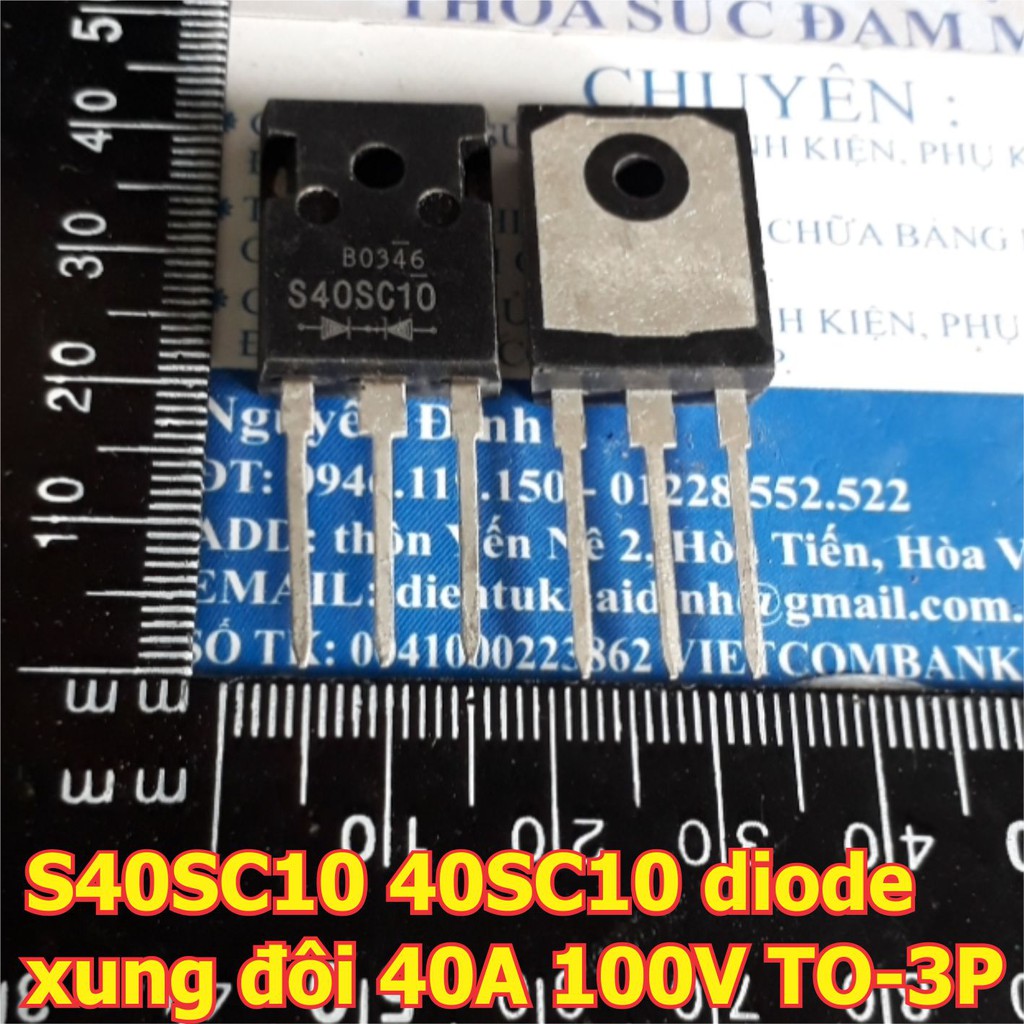 S40SC10 40SC10 diode xung đôi 40A 100V TO-3P kde6324