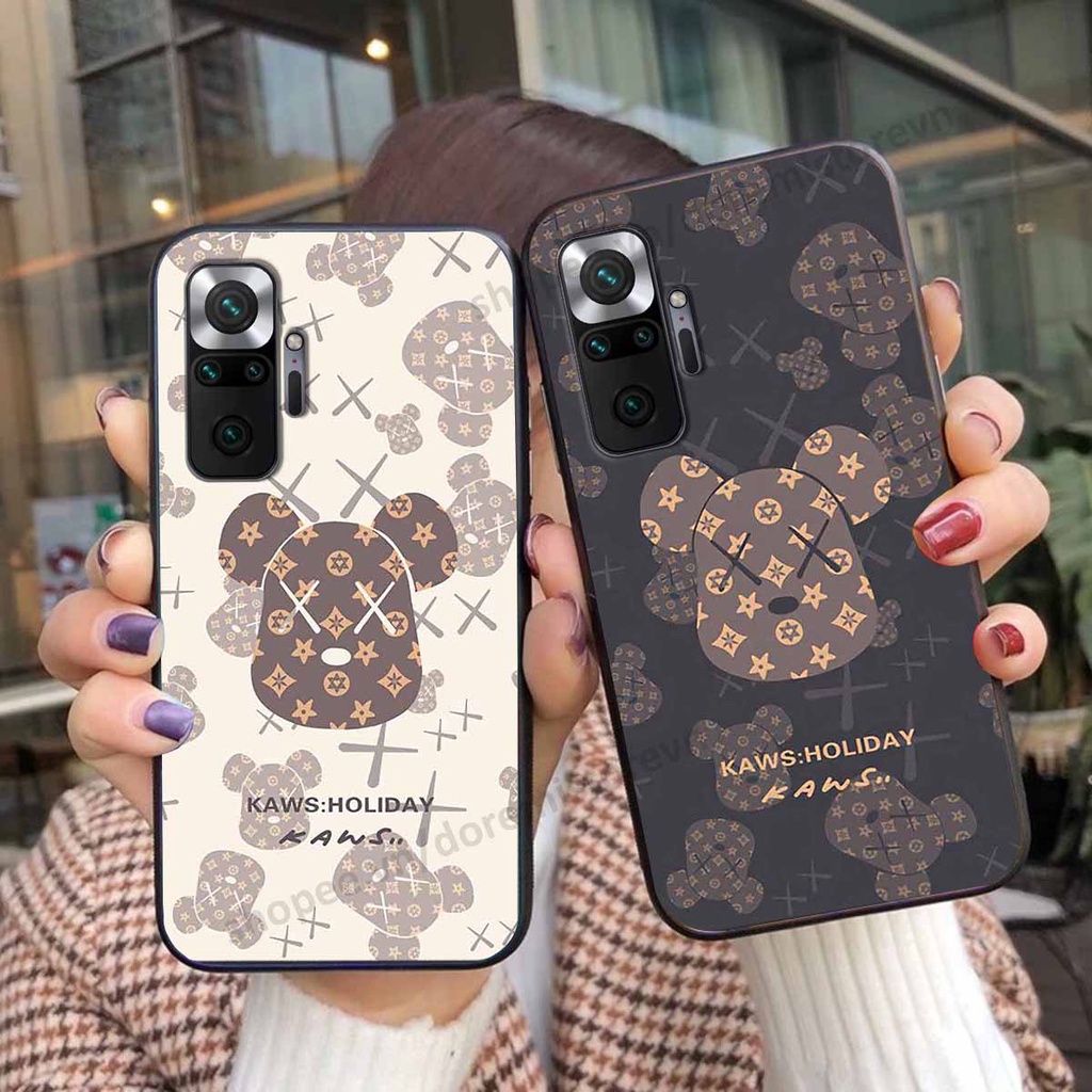 Ốp Xiaomi Redmi Note 10 / Note 10 Pro thể thao, bear brick, ốp lưng dẻo thời trang bền đẹp