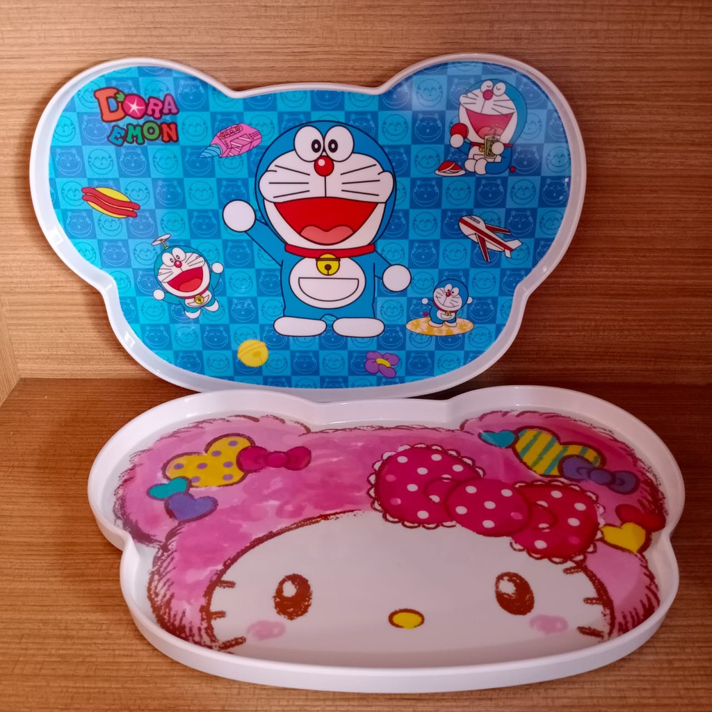 Đĩa Melamine Hình Đầu Hello Kitty Lx0103