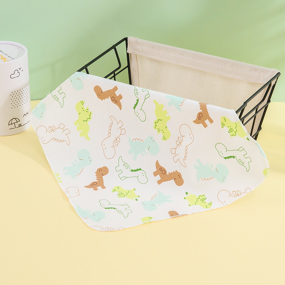 Set 5 Khăn Lau Mặt Vải Cotton Mềm Mại Dễ Thương Cho Bé