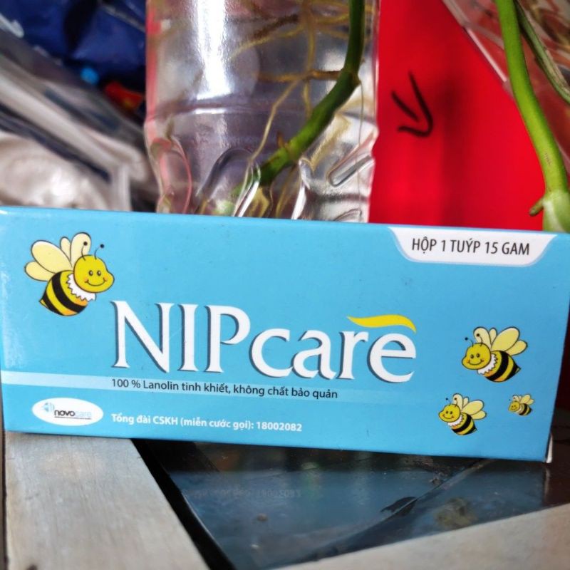 Lanolin chống nứt đầu ti, hăm tã trẻ sơ sinh Nip Care CPC1 (Tube 15g)