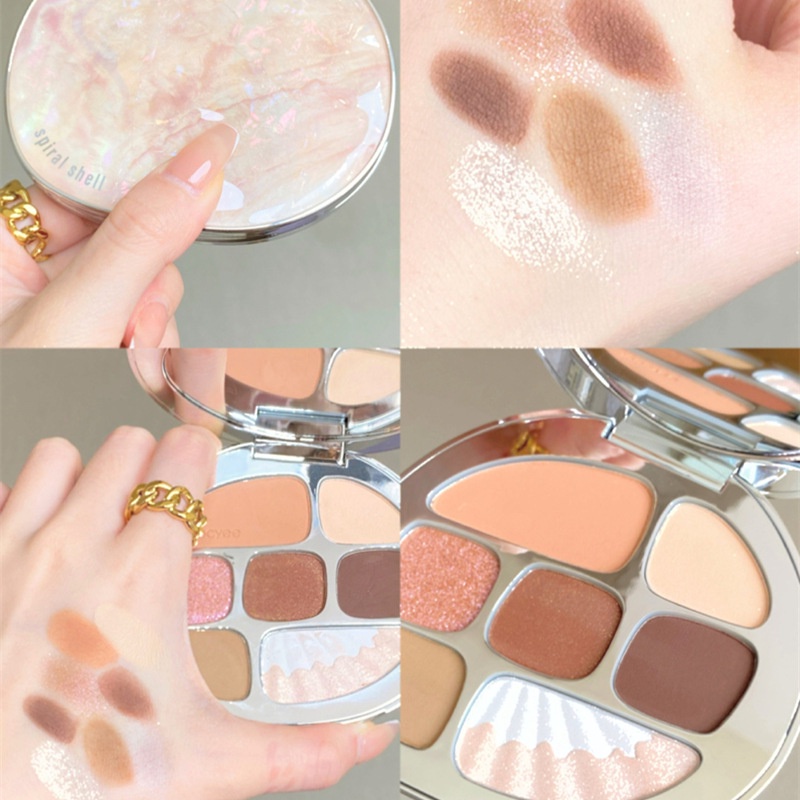 [Hàng mới về] Bảng Phấn Mắt Dikalu Màu Lì Ánh Ngọc Trai Tông Đất Có Độ Bóng Cao | BigBuy360 - bigbuy360.vn