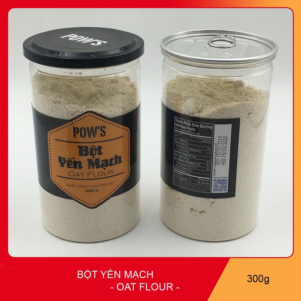 Bột yến mạch Úc hiệu Pow's. Khối lượng 300gr.