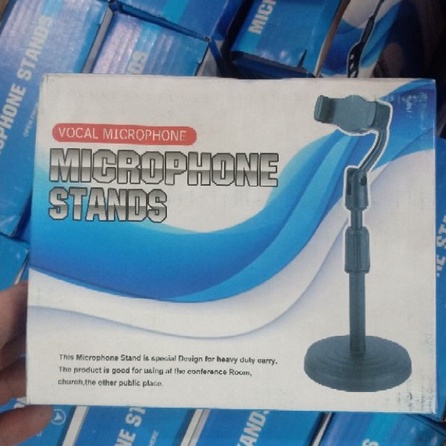 Giá Đỡ Điện Thoại, Kẹp Điện Thoại  Microphone Stands L08, Livestream Học Tập Xem Phim, Đế Tròn Để Bàn [BH 12 Tháng]