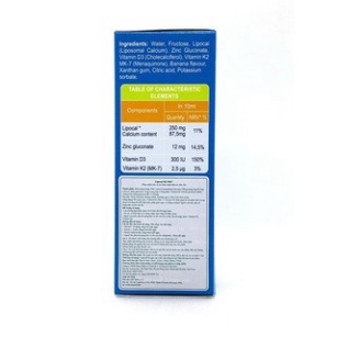 LIPOCAL K2-MK7 - Bổ Sung Canxi,Hỗ Trợ Mọc Răng,Phát Triển Chiều Cao