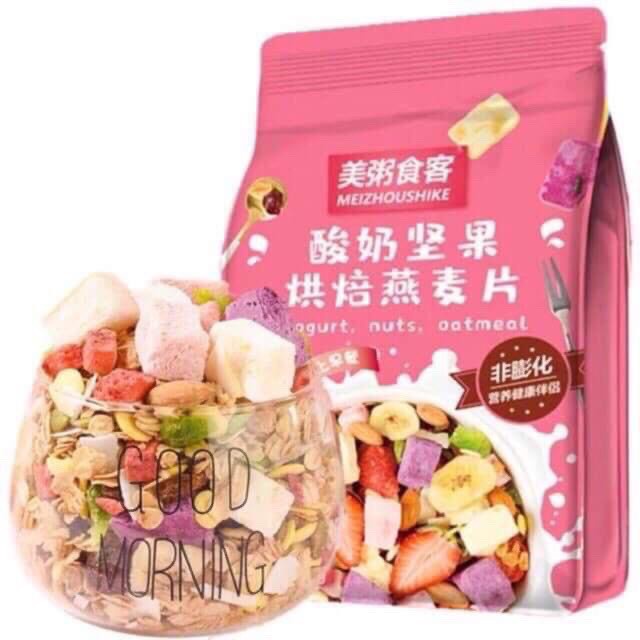 Ngũ cốc sữa chua hoa quả giảm cân mix hạt dinh dưỡng 500G