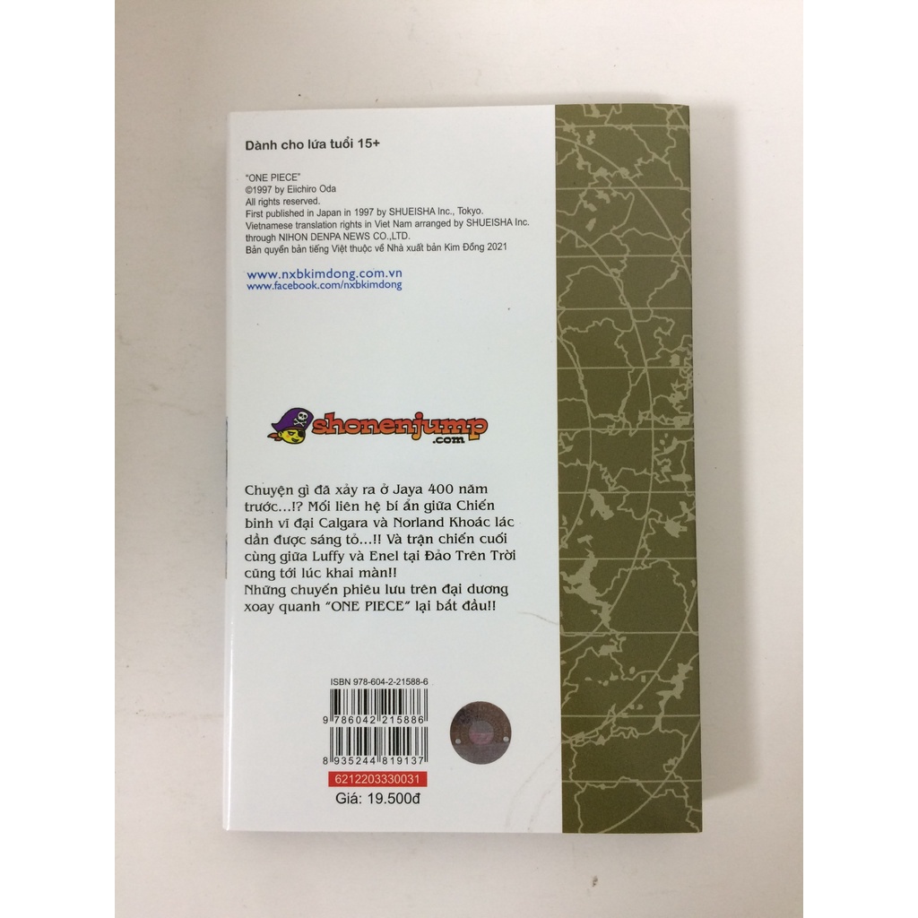 Sách - One piece - Tập 31 (Bìa rời)