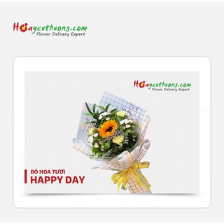 Phiếu quà tặng Bó Hoa Tươi - Happy Day tại thương hiệu Hoa Yêu Thương