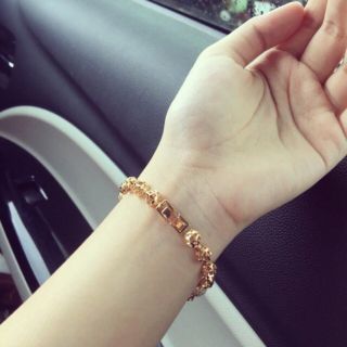 Lắc bi xi mạ vàng 18k