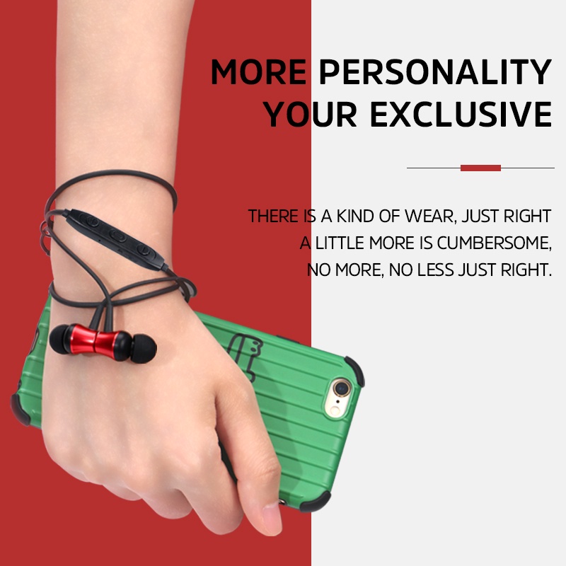 Tai nghe bluetooth Kivee có cổ Trộn âm thanh nổi chất lượng cao trong tai Bluetooth 5.0