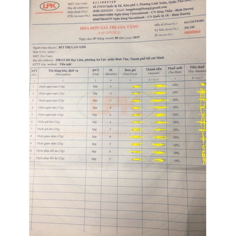 Kem ngừa mụn - Trắng da - Ngừa vết thâm OLY HT (Hàng chính hãng Long Phụng Khang) | BigBuy360 - bigbuy360.vn